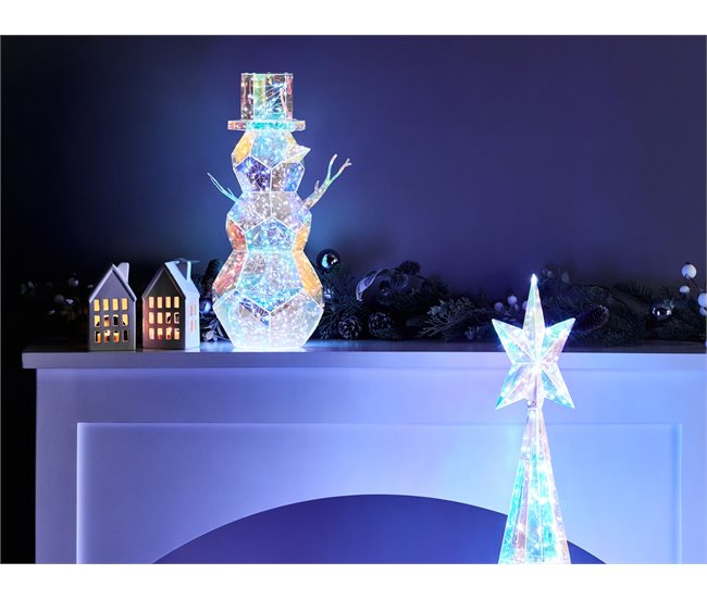 Beliani Iluminação de Natal ARCTICA Multicor
