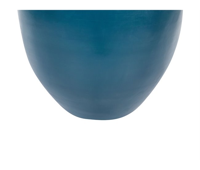 Beliani Jarrón decorativo STAGIRA Azul/ Verde