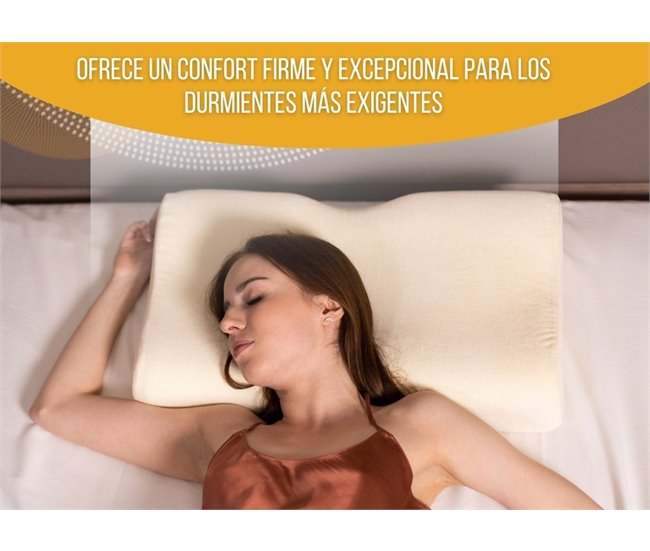 Almofada Ergonômica Cervical DUO com Fronha de Bambu Branco
