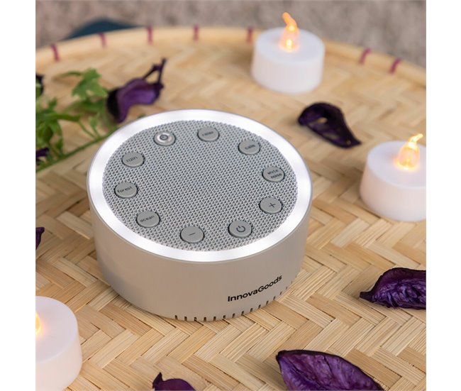Máquina de ruído para dormir Cinza