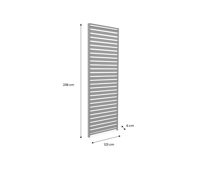 persianas de alumínio para pérgola Triomphe Cinza