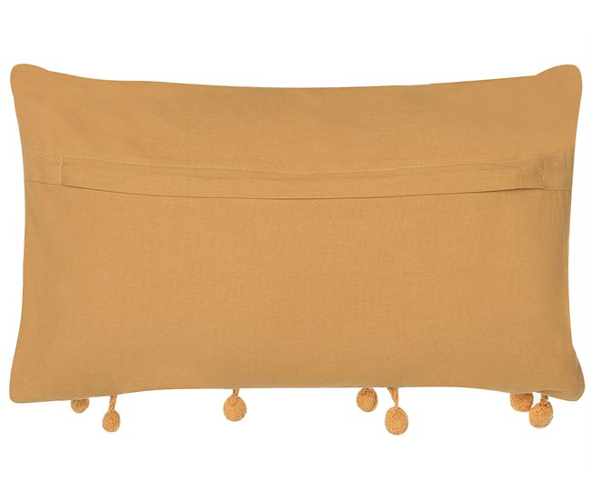 Beliani Almofada decorativa AYROOR 2er Set Mostarda