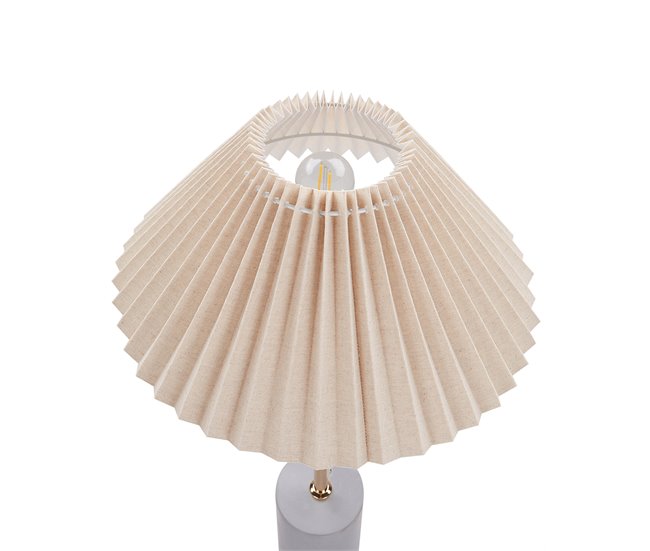 Beliani Candeeiro de mesa BALUARTE Bege