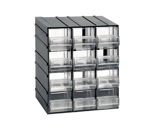 Armário multiusos em PVC 2 portas Antracite