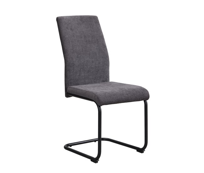 Conjunto de 4 cadeiras TONI  Cinza Escuro