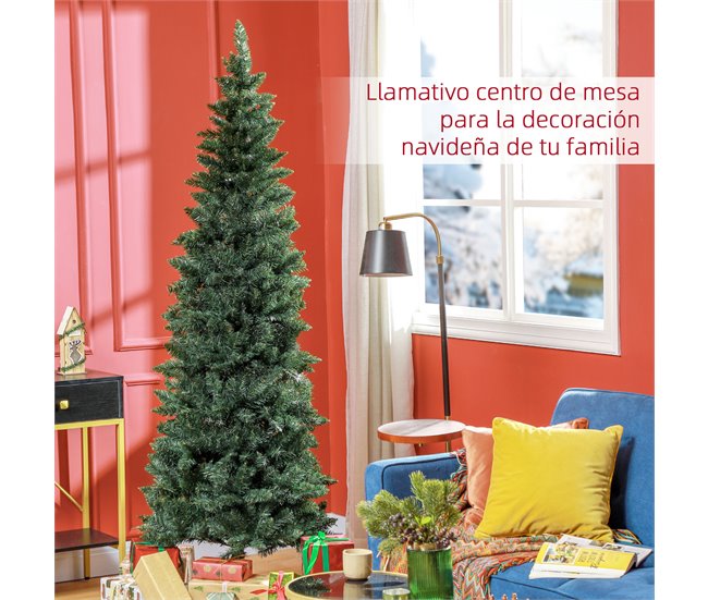 Árvore de Natal Metal e PVC HOMCOM, casa - natal Verde
