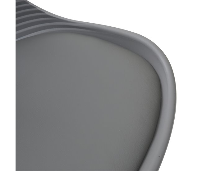 Conjunto de 4 cadeiras de cozinha MAEVA  Cinza