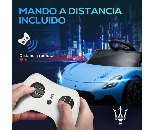 Carro Elétrico para Crianças Plástico e Metal AIYAPLAY Azul