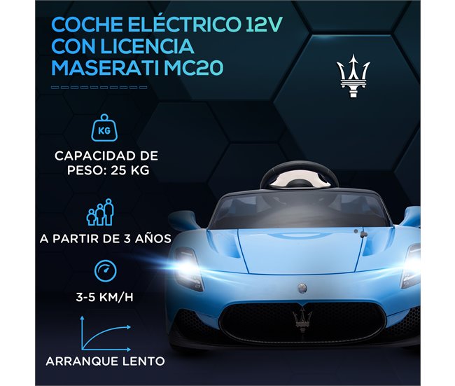 Carro Elétrico para Crianças Plástico e Metal AIYAPLAY Azul