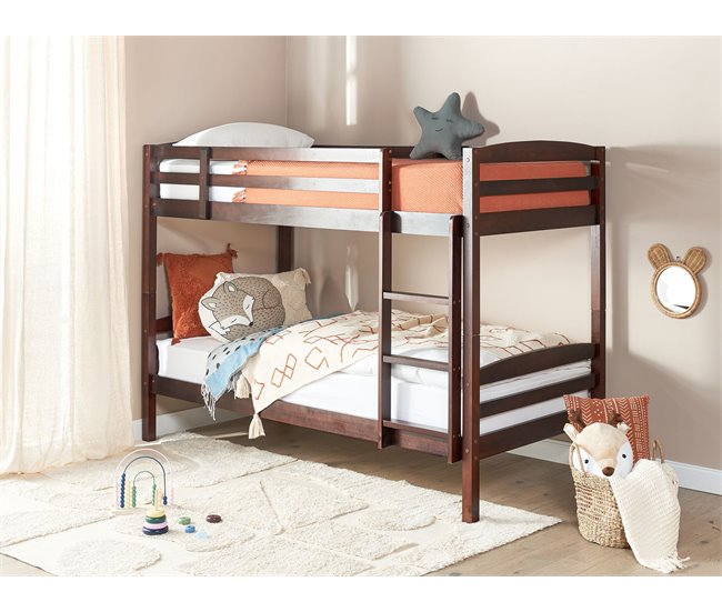 Beliani Beliche Pinho REGAT 97x208 Castanho