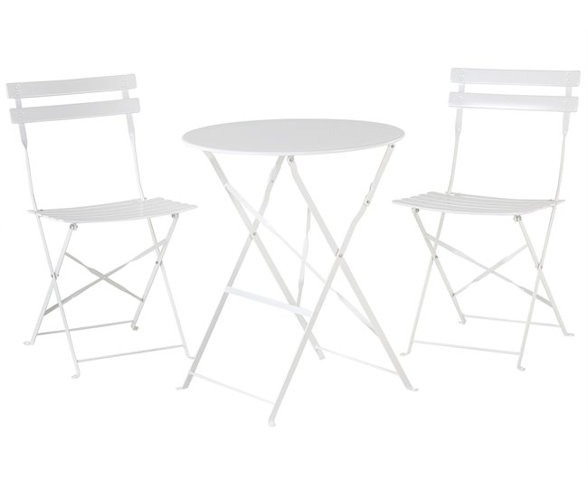 Beliani Conjunto de balcón FIORI Branco