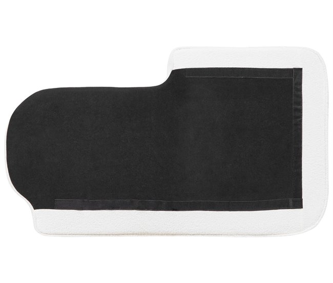 Beliani Chaise longue Bouclé ALLIER Bege