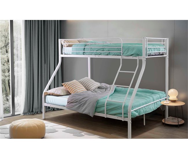 Beliche duplo metálico AS-121 145x200 Cinza