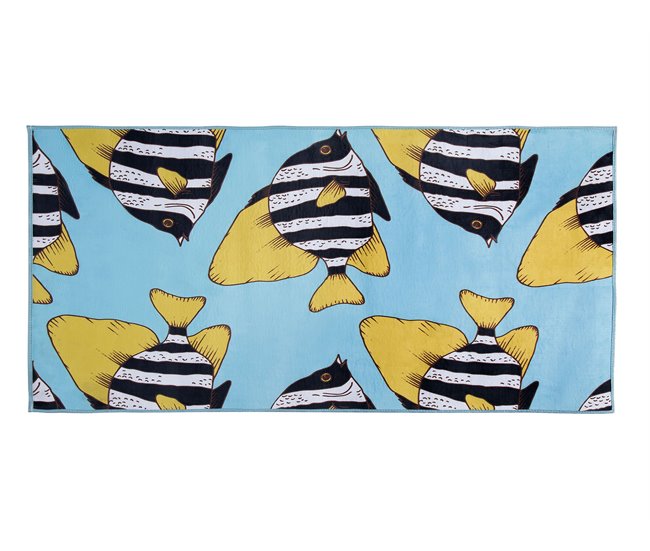 Beliani Pelos curtos FIZME 80x140 Azul