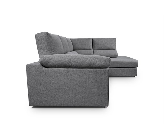 Sofá de canto L BARI XL Antracite