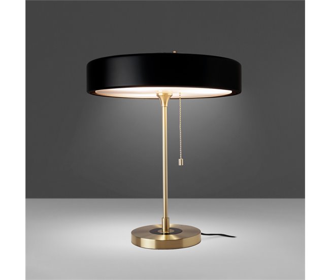 ANGEL CERDA Candeeiro de mesa em alumínio dourado e alumínio preto Dourado