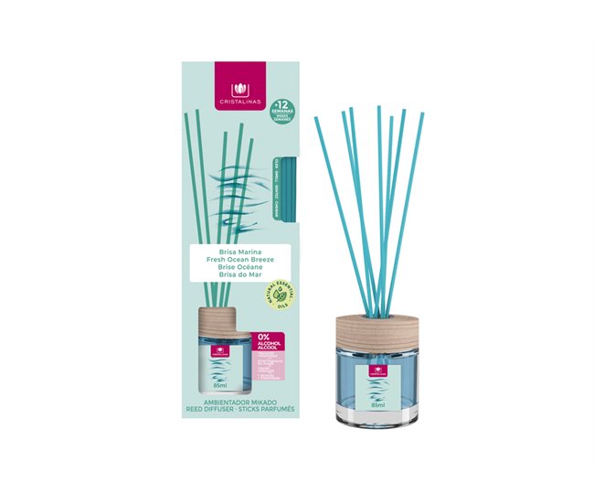 Ambientador para a casa mikado SÁNDALO y CEDRO 85 ml Azul