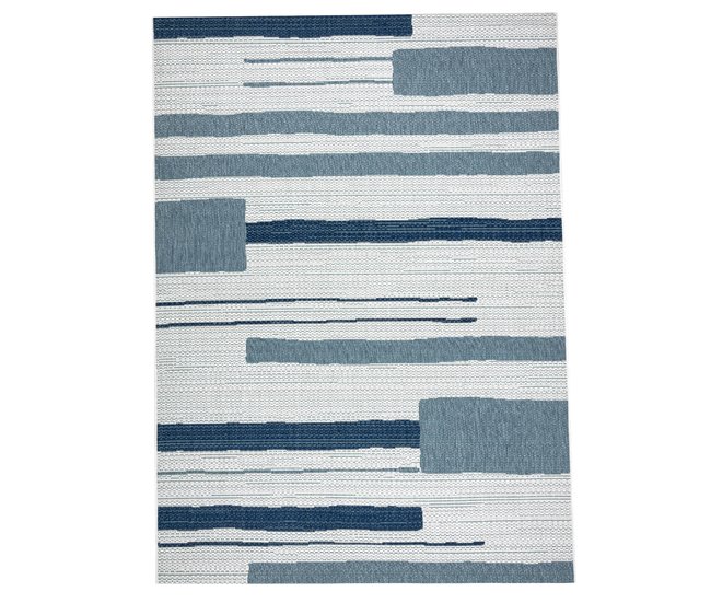 Tapete COLOR SISAL linhas 120x170 Azul