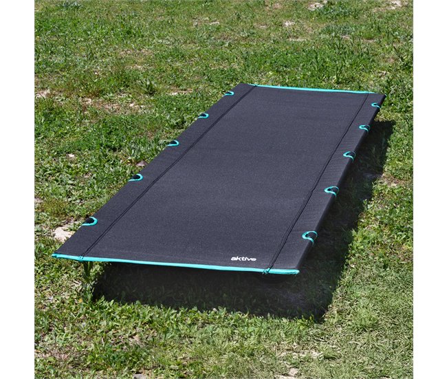Aktive Cama de acampamento dobrável com bolsa de transporte Azul