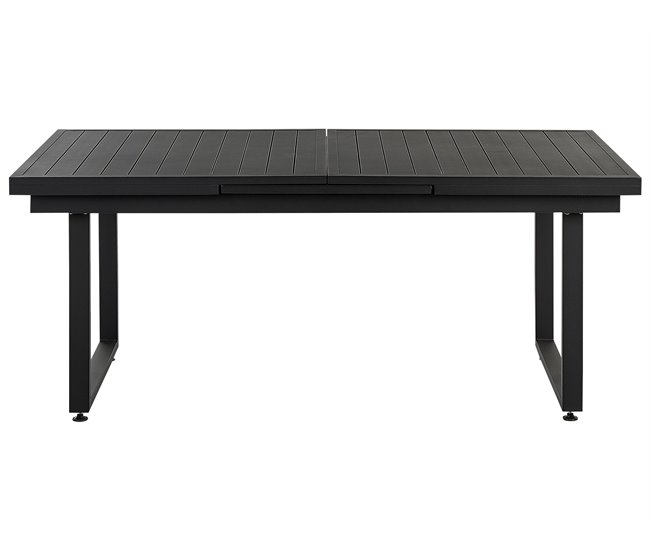 Beliani Conjunto de refeição VALCANETTO/TAVIANO Preto
