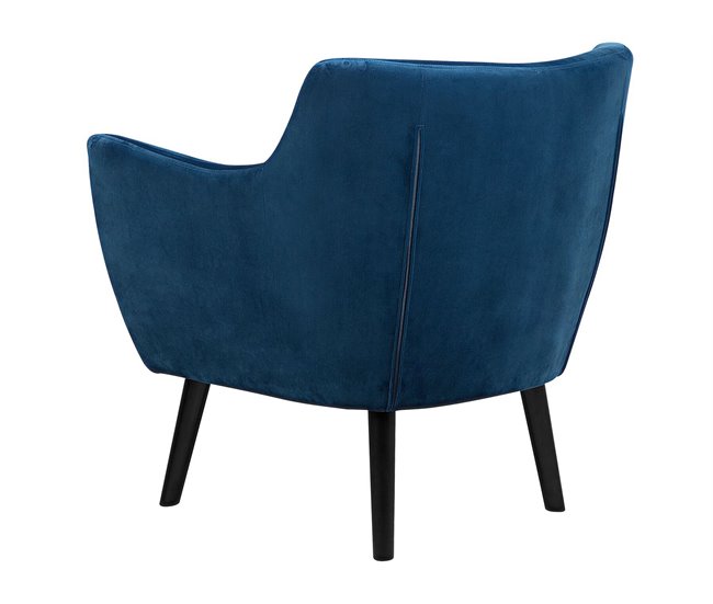 Beliani Poltrona DRAMMEN Azul Marino