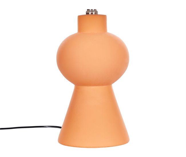 Beliani Candeeiro de mesa FABILOS Laranja