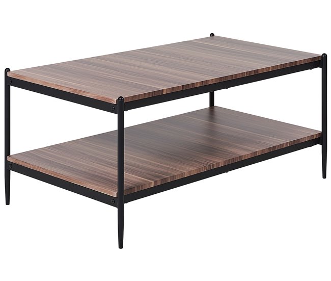 Beliani Mesa de comedor BALLINA 100x52 Castanho