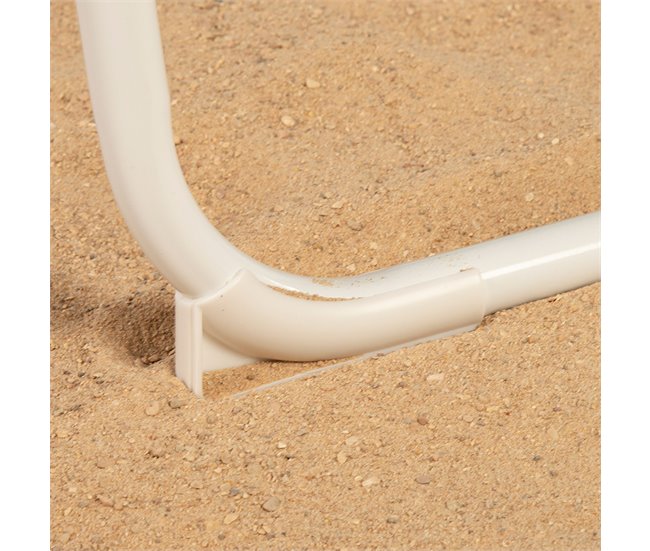 Aktive Espreguiçadeira de praia dobrável reclinável em 4 posições Azul