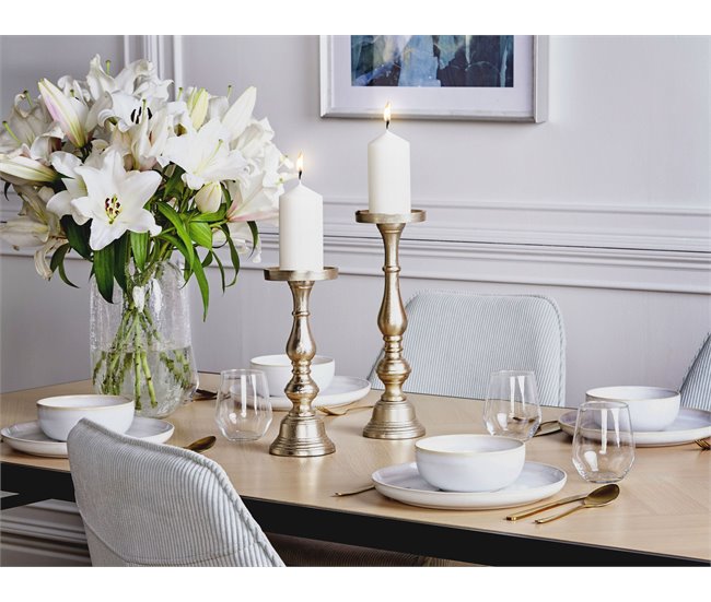 Beliani Candelabro CUBA Dourado