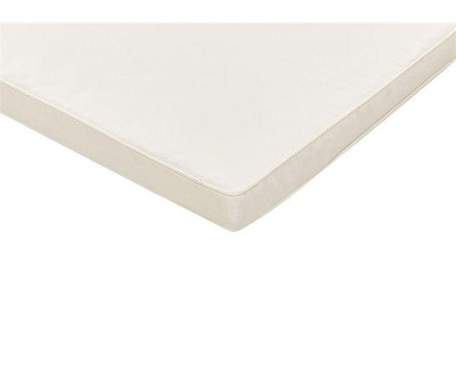 Beliani Conjunto lounge Madeira de acácia PACIFIC Branco/ Bege