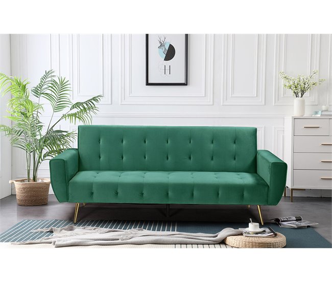 Sofá Cama Niki 210cm Cinza