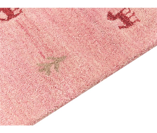 Beliani Pelos curtos YULAFI 80x150 FÚcsia
