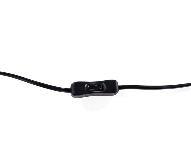 Beliani Candeeiro de mesa MOOKI Preto