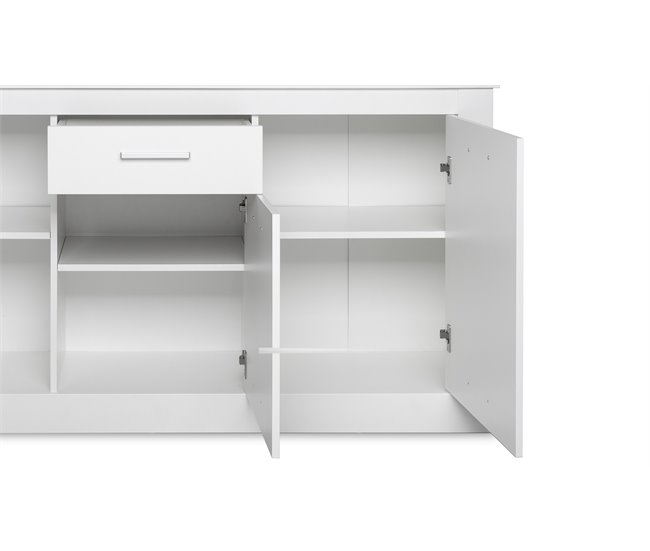 Aparador 3 portas e 1 gaveta ARESE Branco