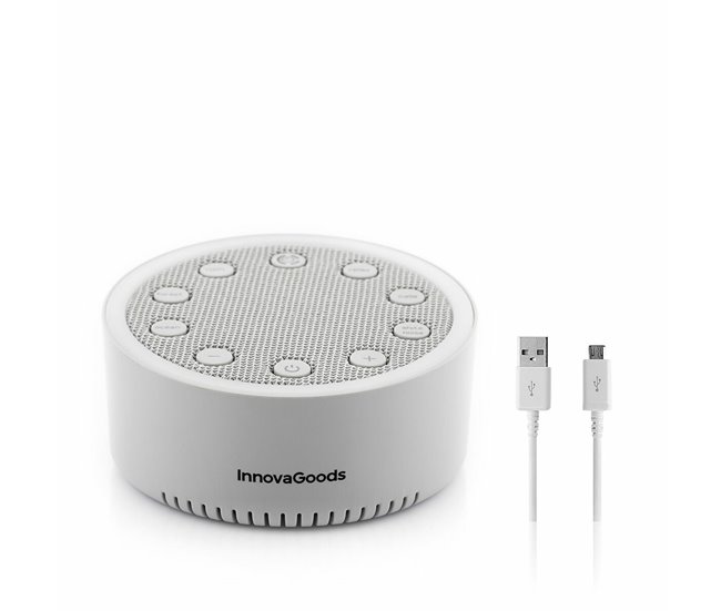 Máquina de ruído para dormir Cinza