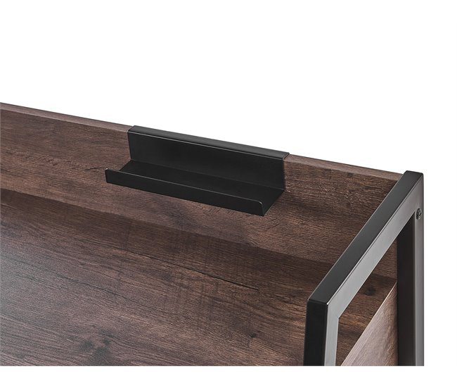 Beliani Secretária HARPER 120x48 Castanho