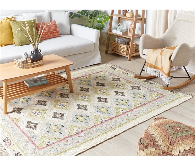 Beliani Entrelaçado TERKOS 160x230 Multicor