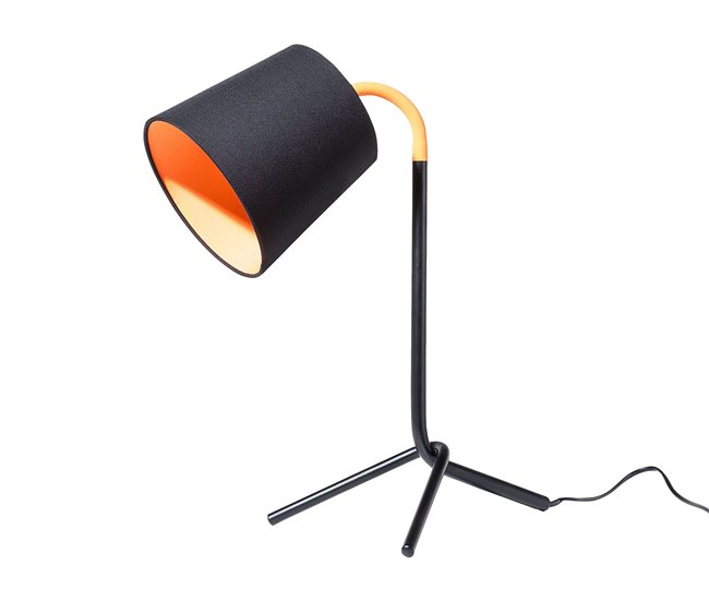 Beliani Candeeiro de mesa MOOKI Preto