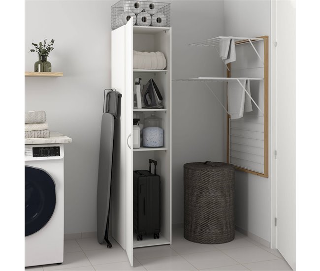 Armário Duero com 1 porta Branco