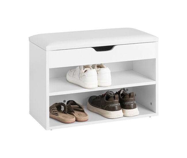 Armário para sapatos FSR25-W SoBuy Branco