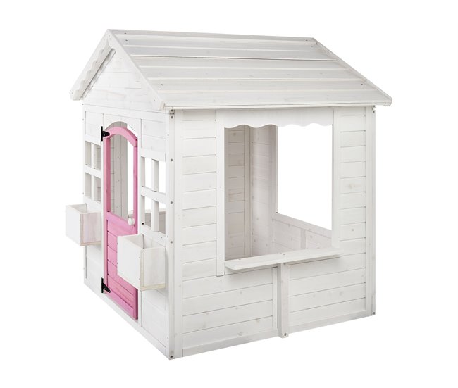 Beliani Casita de jardín NIKAIA Branco