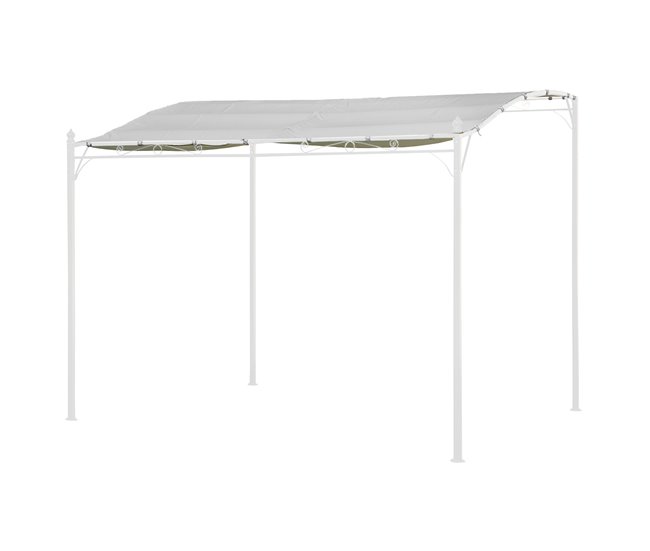 Cubierta de pérgola mural NICE 250x296 Bege