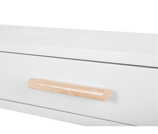 Beliani Secretária FRISCO 120x50 Branco