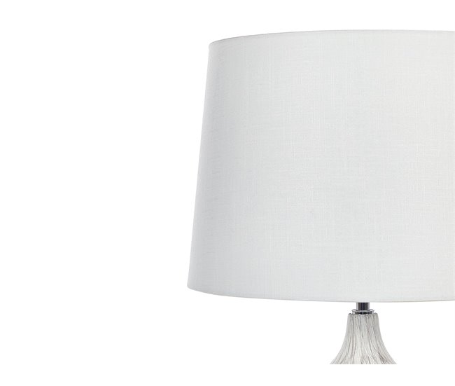 Beliani Lámpara de mesa GEORGINA Azul