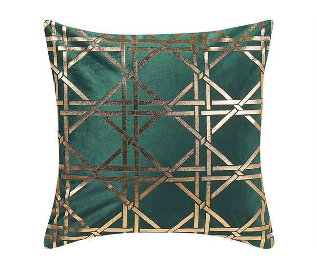 Beliani Almofada decorativa CASSIA 45x45 Cinza