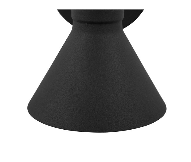 Beliani Candeeiro de parede MERSEY Preto