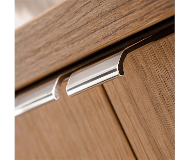 Móvel de casa de banho para lavatório Newport com 2 gavetas 160 Carvalho