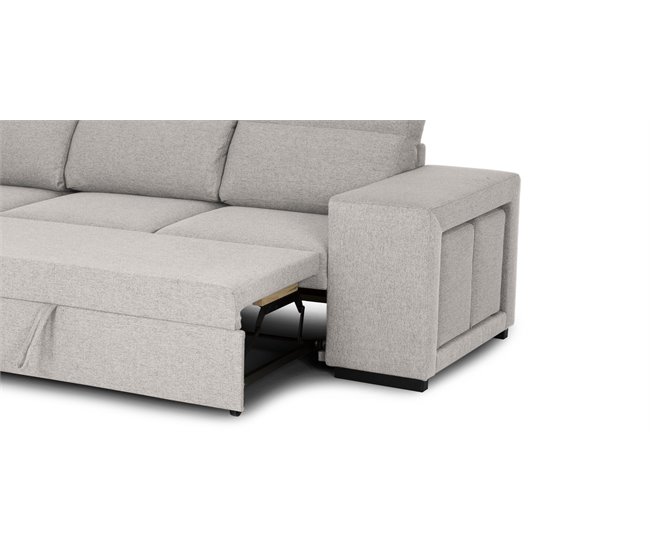 Chaise longue com cama HARRISON Bege