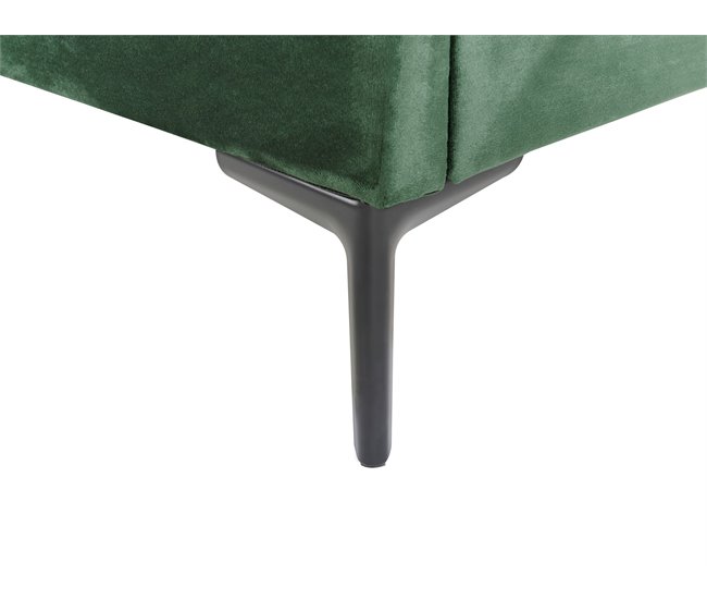Beliani Cama baú Veludo SEZANNE 150x215 Cinza