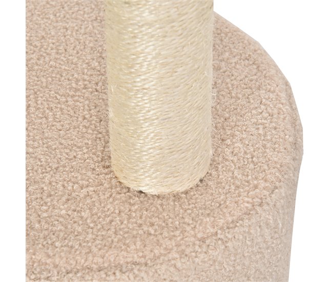 Arranhador para Gatos Aglomerado e Sisal PawHut Bege